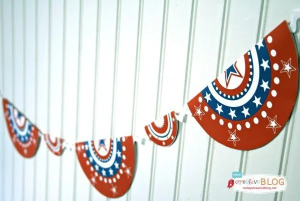 Free Patriotic Printables | Red White and Blue, 4th of July, Fourth of the July Party Printables. Bottle Wrappers, Banners, Patriotic Door Decor | Click the photo for your free downloads. TodaysCreativeLife.com