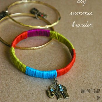 DIY Summer Bracelet Tutorial| TodaysCreativeblog.net| TodaysCreativeBlog.net