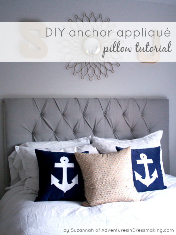 DIY Nautical Style Pillows | TodaysCreativeBlog.net
