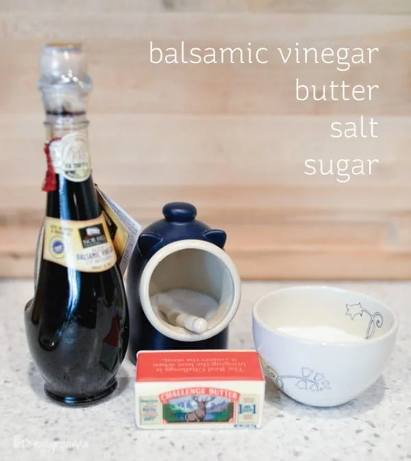Sweet Balsamic Reduction with Vanilla Ice Cream | TodaysCreativeBlog.net