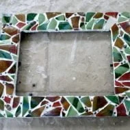 DIY Mosaic Picture Frame