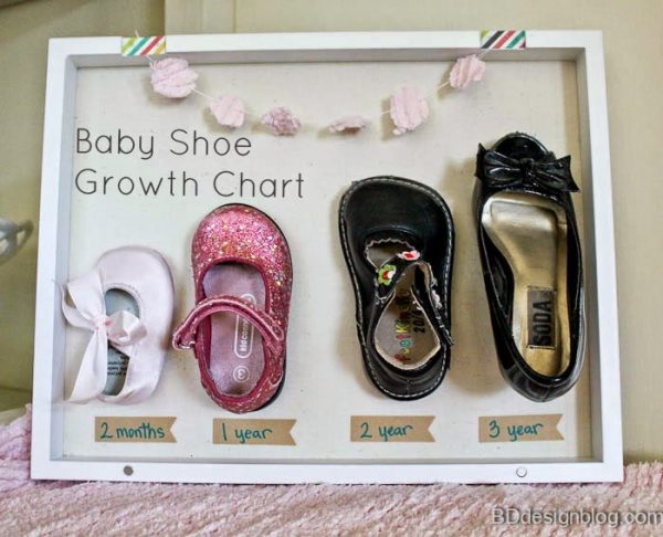 Baby Shoe Growth Chart | TodaysCreativeBlog.net