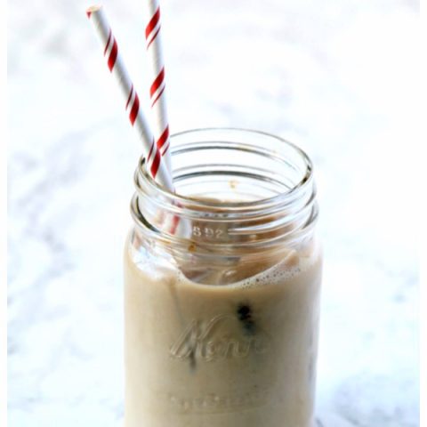 Creamy Ice Coffee Recipe | Using Coffee iced cubed and creamer makes delicious iced coffee. Easy Recipe. TodaysCreativeLife.com