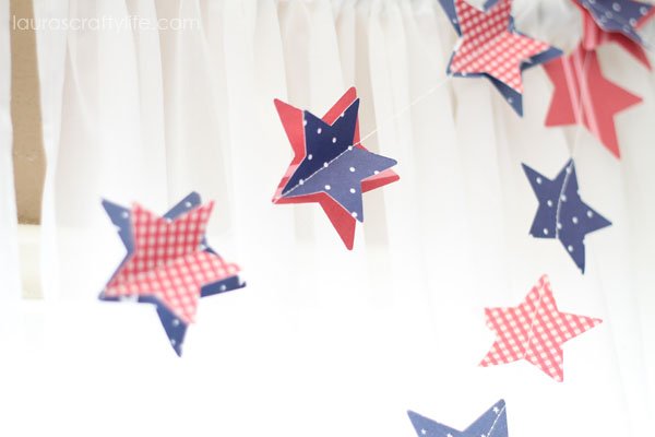 Paper Net Garland DIY