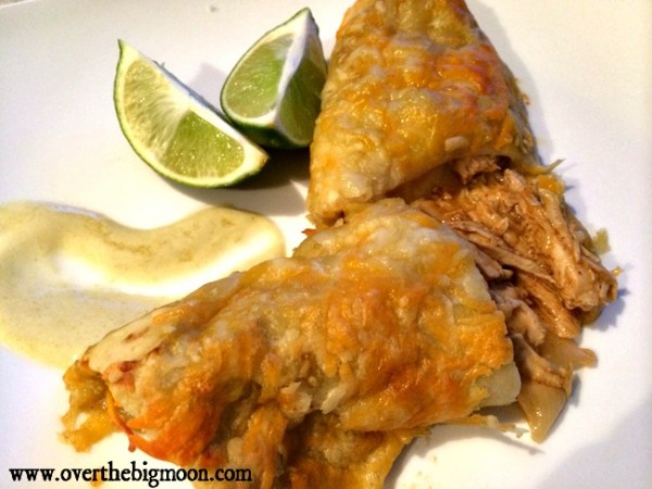 Honey Lime Chicken Enchiladas | TodaysCreativeBlog.net