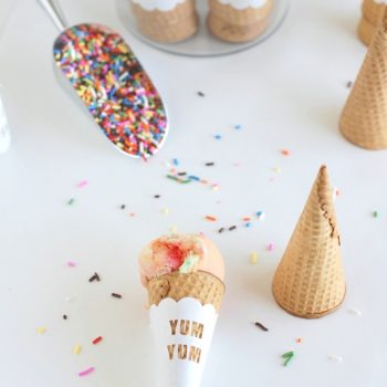 National Ice Cream Month with Cricut Explore™ by NoBiggie.com| TodaysCreativeBlog