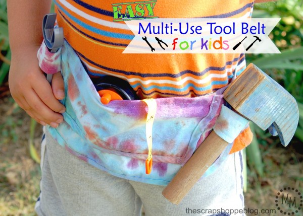 DIY Tool Belt for Kids by The Scrap Shoppe | TodaysCreativeBlog.net