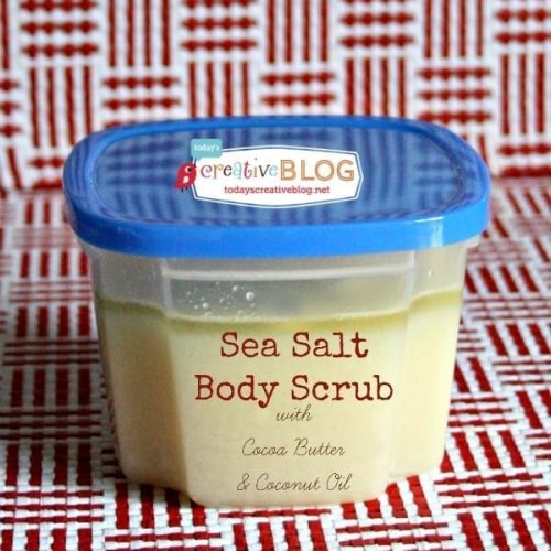 Sea Salt Body Scrub | TodaysCreativeBlog.net
