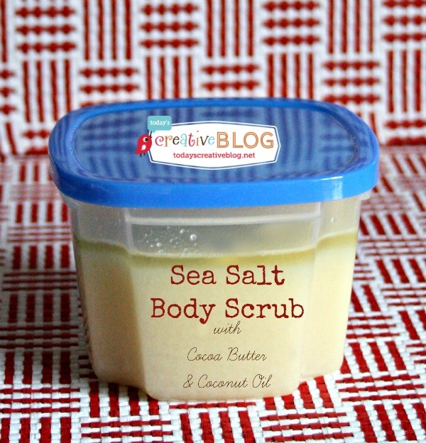 Sea Salt Body Scrub | TodaysCreativeBlog.net