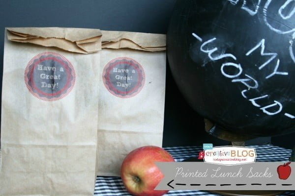 Printable Lunch Bags | TodaysCreativeBlog.net