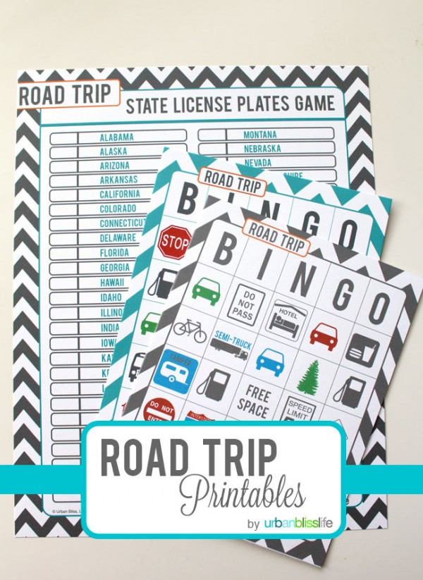 Road Trip Printables | See more on TodaysCreativeLife.com