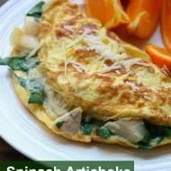 Spinach Artichoke Omelet