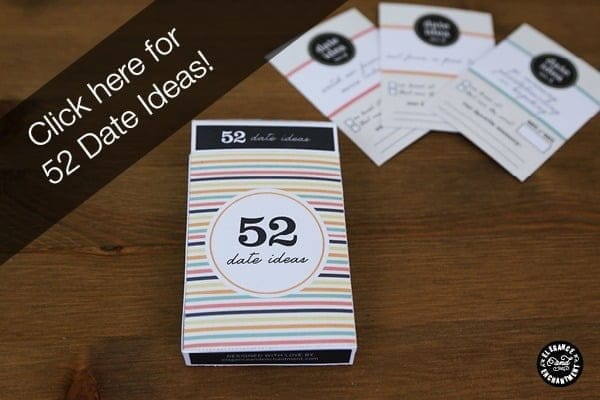 52 Dates | Printable Happy Anniversary Cards | TodaysCreativeblog.net