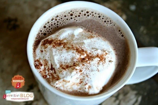 Nutella White Chocolate Hot Cocoa | TodaysCreativeLife.com