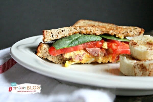 Easy Breakfast Sandwich | TodaysCreativeBlog.net