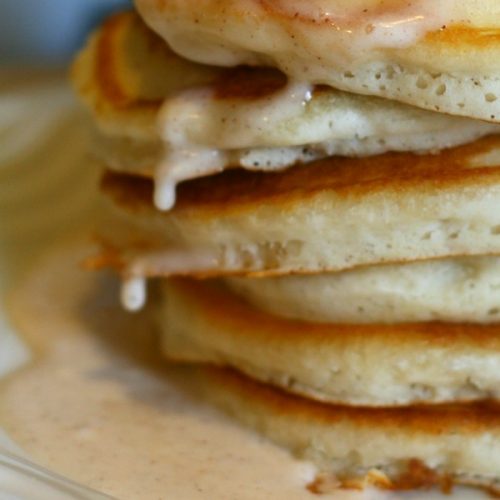 Pumpkin Glaze on Pancakes | TodaysCreativeBlog.net