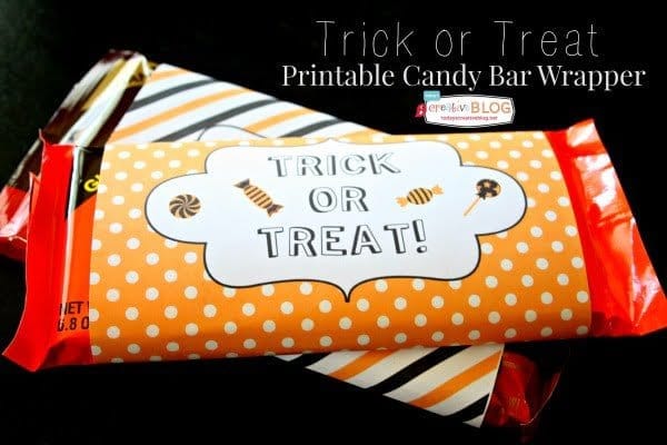 Halloween Printables - Candy Bar Wrappers | TodaysCreativeBlog.net