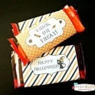 Halloween Printable Candy Bar Wrappers
