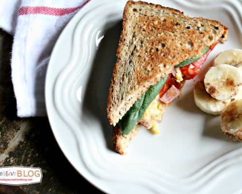 Easy Breakfast Sandwich | TodaysCreativeBlog.net