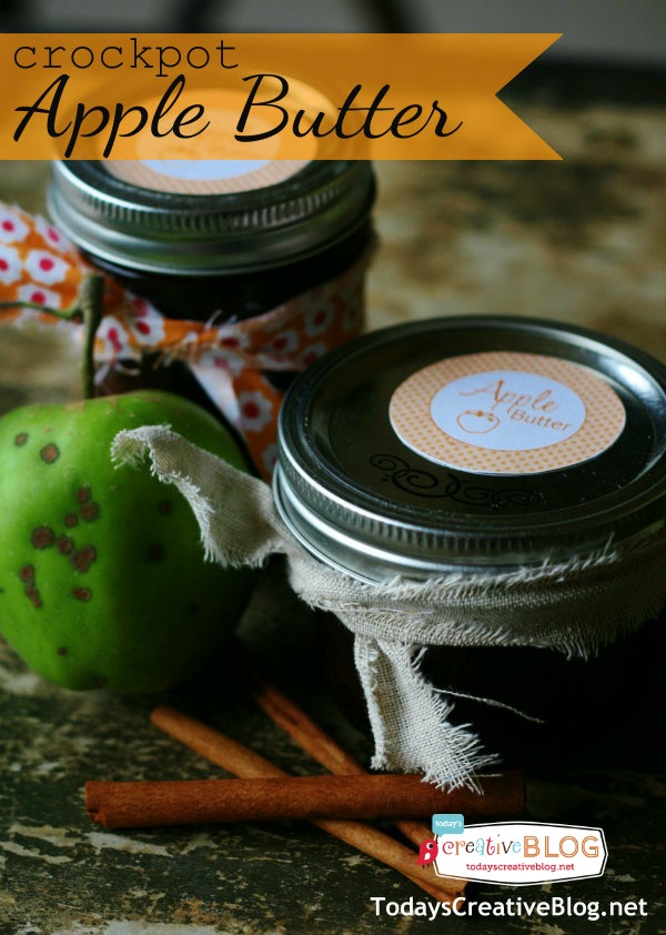 Crockpot Apple Butter Recipe | Slow Cooker Sunday | TodaysCreativeBlog.net