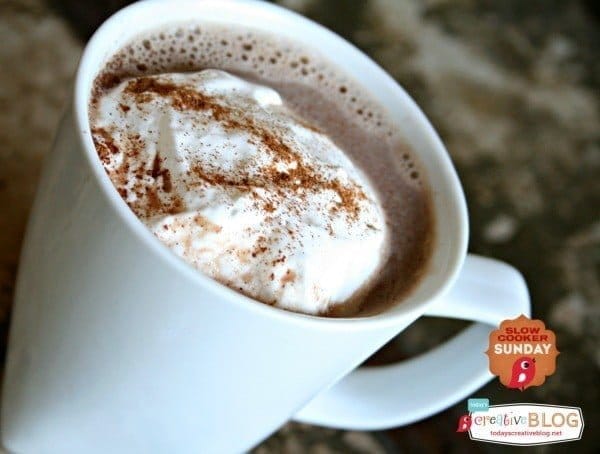 slow cooker hot chocolate