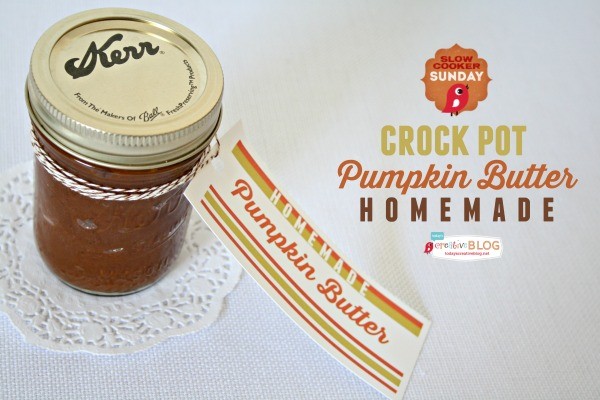 Crock Pot Pumpkin Butter Recipe | TodaysCreativeBlog.net