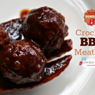 Crockpot BBQ Meatballs | This BBQ Crockpot Meatballs recipe is the perfect party appetizer. Whip up a batch of my BBQ Meatballs in a Crockpot for sandwiches or appetizers and watch them disappear. Visit Today's Creative Life for this Slow Cooker BBQ Meatball recipe.