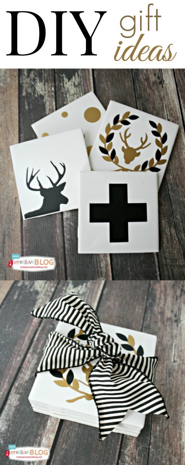 DIY Gift Ideas| Coasters | TodaysCreativeBlog.net