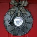 DIY Halloween Wreath using a Ceiling Medallion