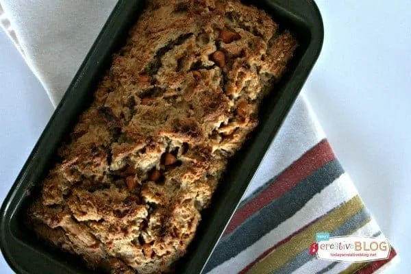 loaf of Peanut Butter Butterscotch Bread