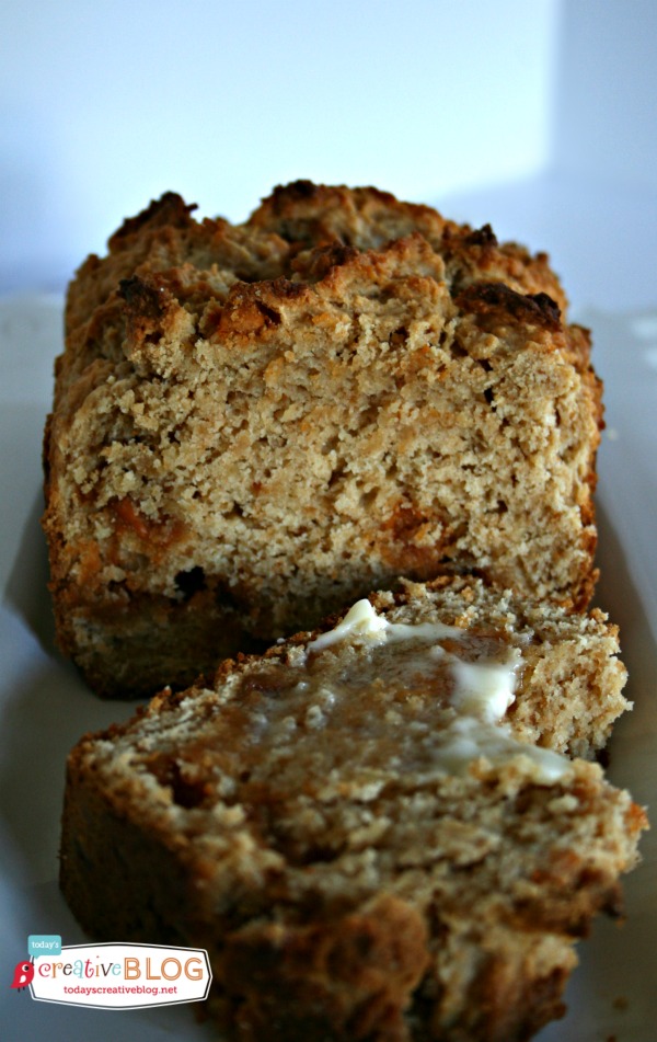 Peanut Butter Butterscotch Bread | TodaysCreativeBlog.net