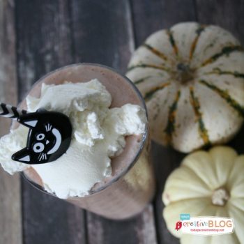 Caramel Pumpkin Cream Milkshake | TodaysCreativeBlog.net