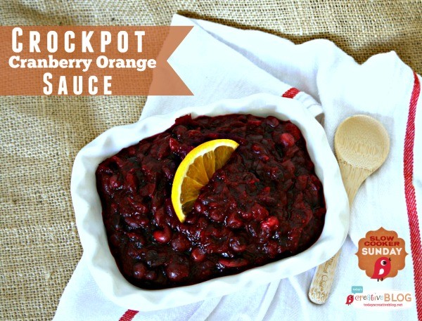 Crockpot Cranberry Orange Sauce TodaysCreativeBlog
