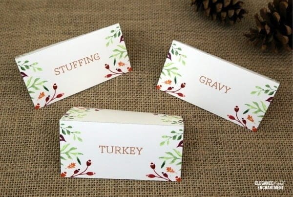 Free Thanksgiving Table Printables | TodaysCreativeBlog.net