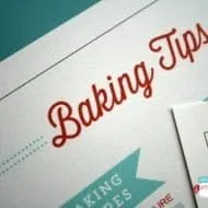 Baking Tips and Substitutions FREE Printable