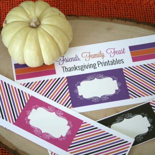Printable Thanksgiving Napkin Rings | TodaysCreativeBlog.net