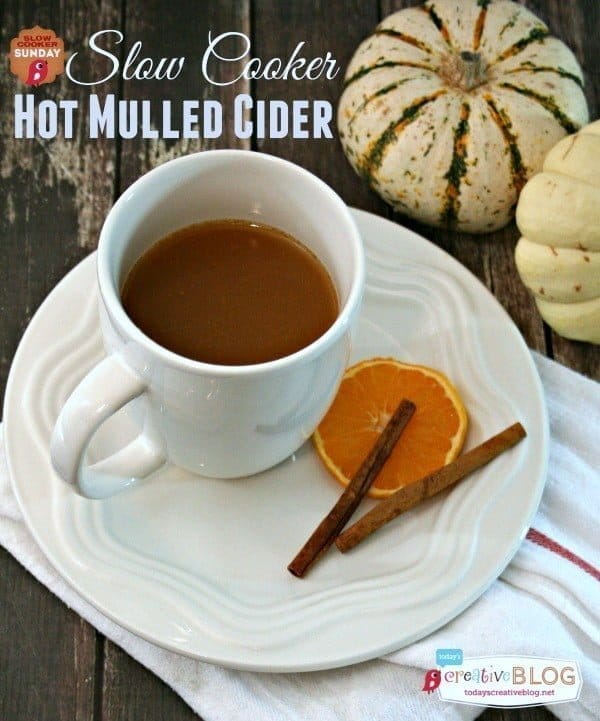 Slow Cooker Hot Mulled Cider | TodaysCreativeBlog.net