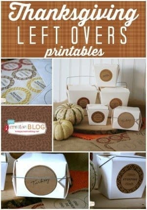 Free Thanksgiving Table Printables - Today's Creative Life