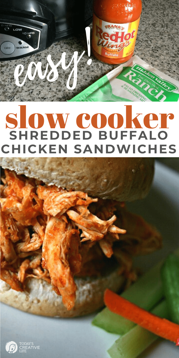 Crock Pot Shredded Buffalo Chicken Today S Creative Life