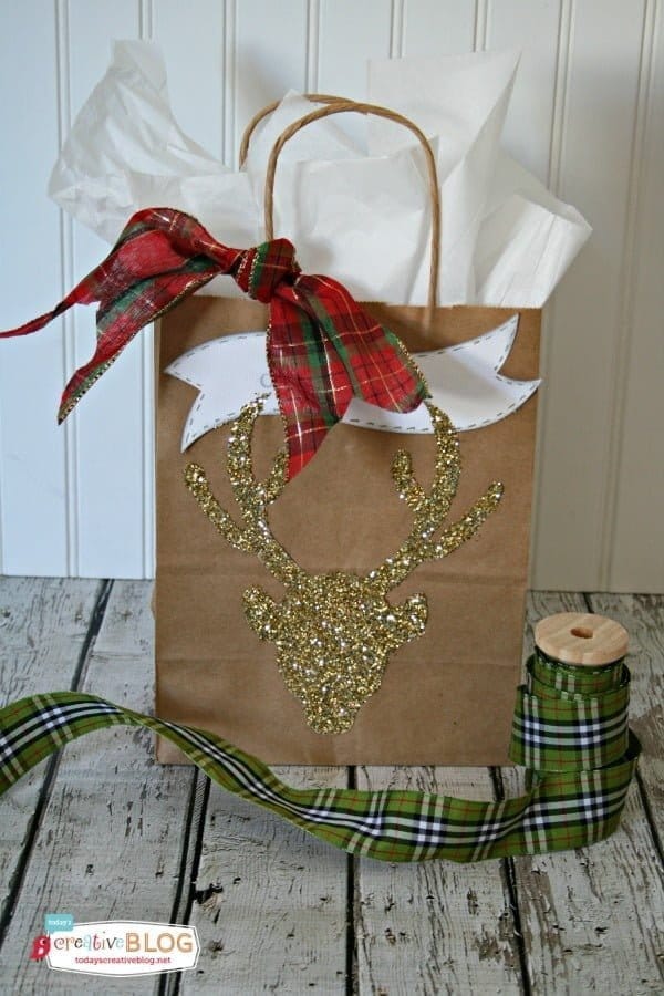 DIY Mini Holiday Piñata - Merry ChrisMoose Gift Box - Paper Glitter Glue