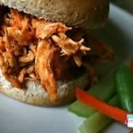 Crock Pot Shredded Buffalo Chicken