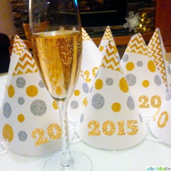 2015 NYE PRintable Hats