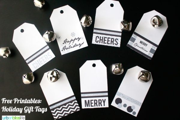 Printable Christmas Holiday Gift Tags | TodaysCreativeBlog.net