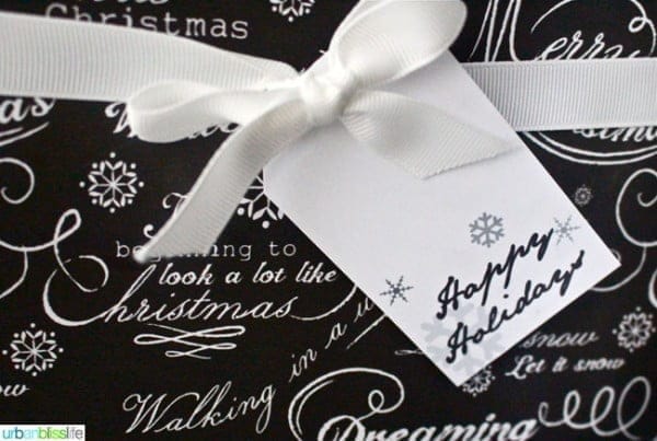 Holiday Gift Tag Printables - Today's Creative Blog