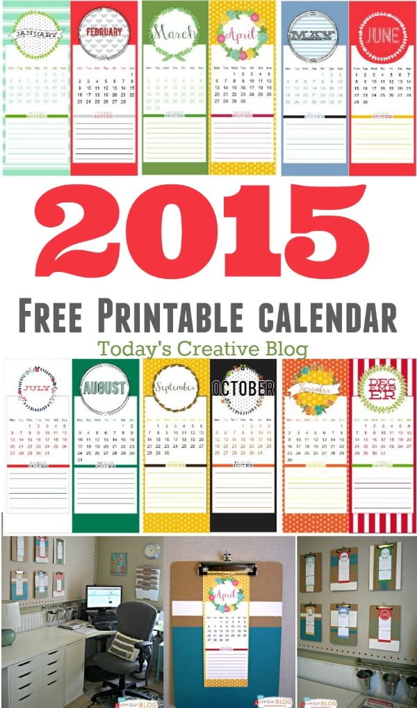 15 Calendar Free Printable Today S Creative Life