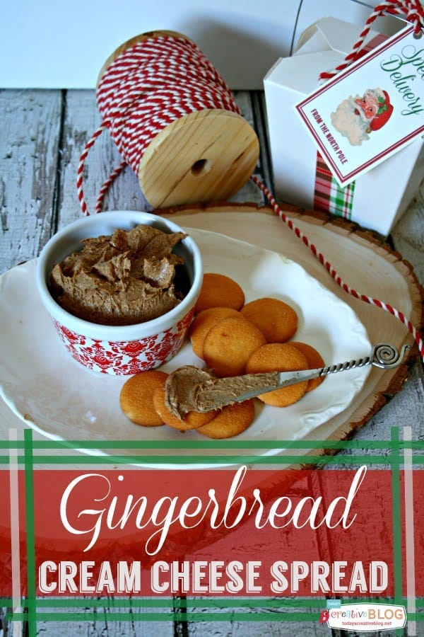 Gingerbread Cream Cheese Spread TodaysCreativeBlog.net