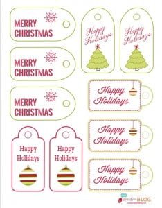 Printable Holiday Mailing Labels - Today's Creative Life