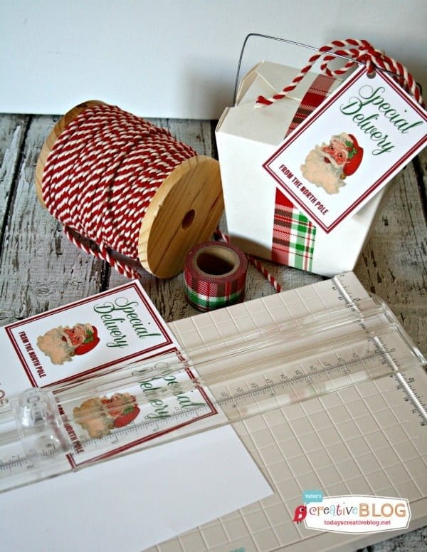 Rustic Kraft Special Delivery From The North Pole Wrapping Paper