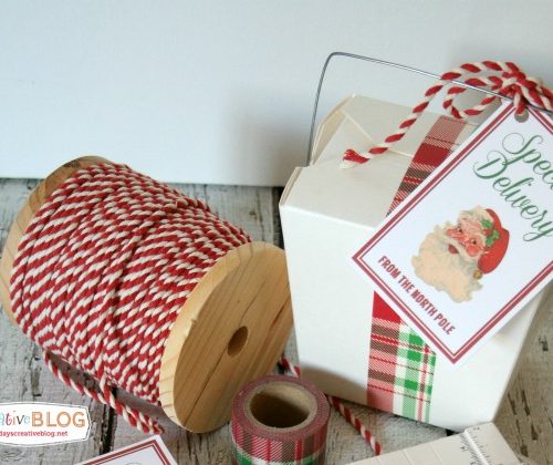 Santa's Special Delivery Printable Tags | TodaysCreativeBlog.net