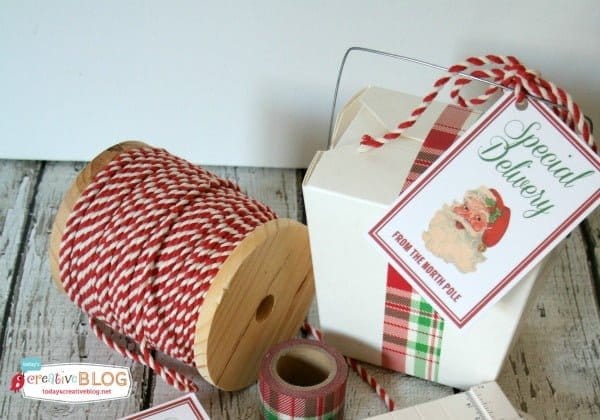 Santa's Special Delivery Printable Tags | TodaysCreativeBlog.net